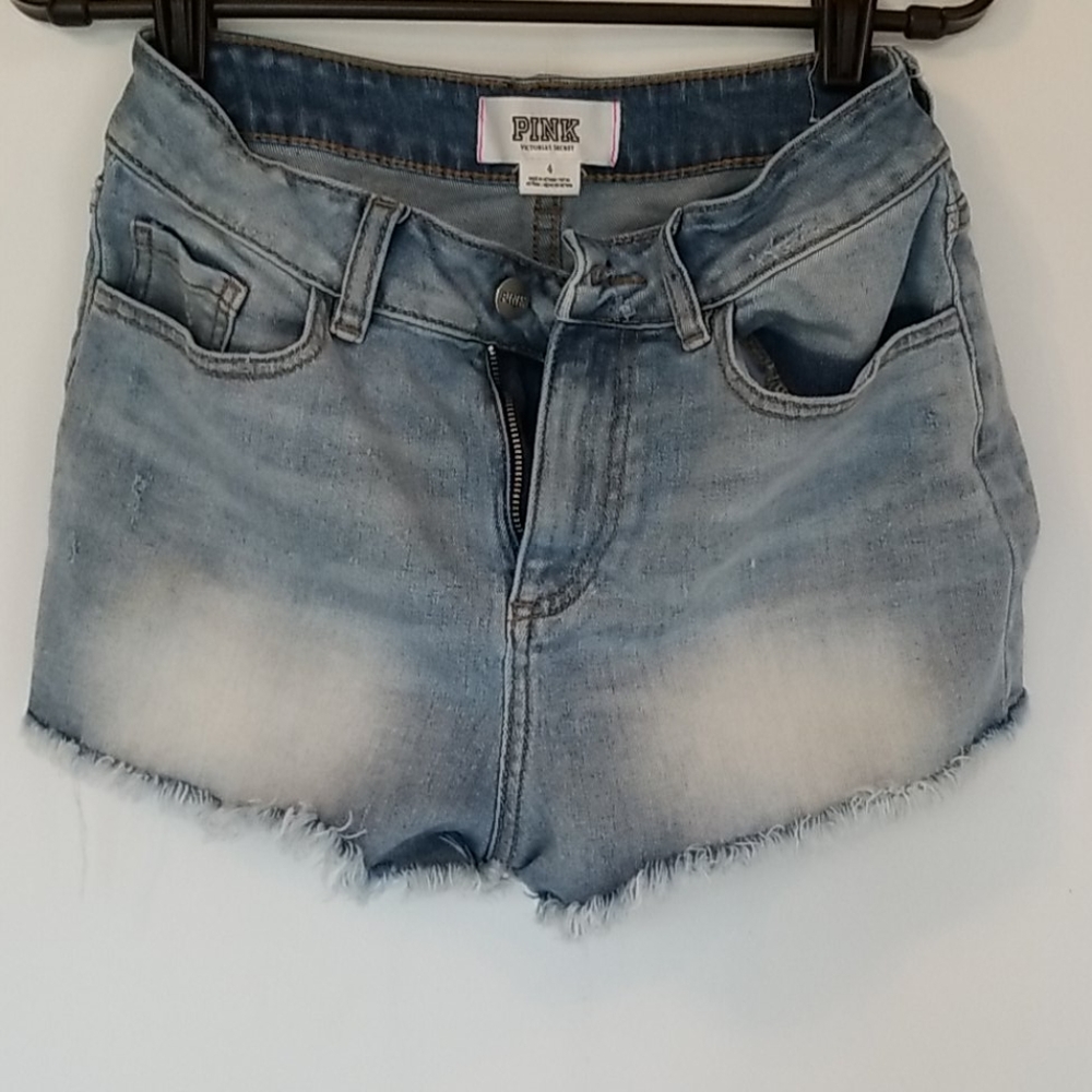 PINK bluejeans shorts
